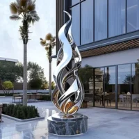 Abstract Metal Sculpture
