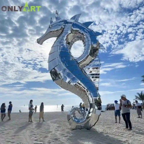 Large Seahorse Sculpture