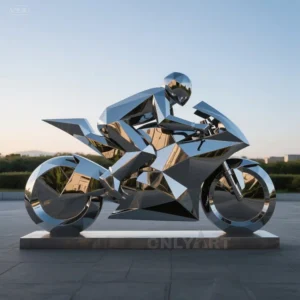 Geometry Motorcycle Sculpture
