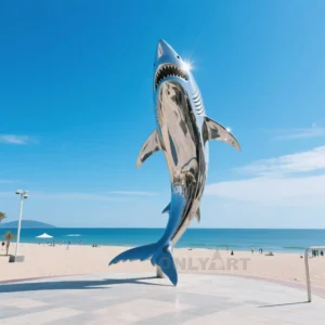 Metal Shark Art Sculpture