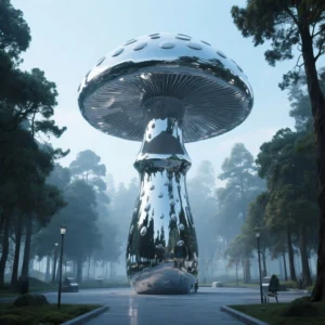 Large Mushroom Statues