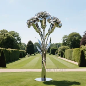 Carnation Sculpture Garden Art