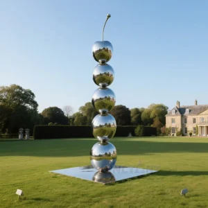 Cherry Sculpture Decor Outdoor