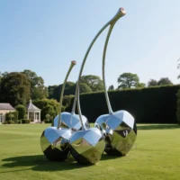 Cherry Sculpture Garden Decor