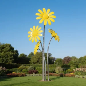 Daisy Sculpture For Outdoor