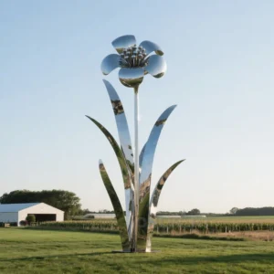 Garden Dianthus Statue