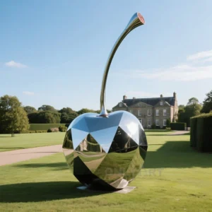 Garden Geometric Cherry Sculpture