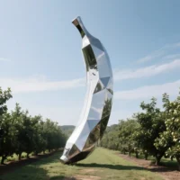 Geometry Banana Sculpture
