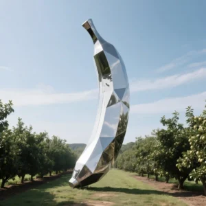 Geometry Banana Sculpture