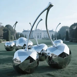 Geometry Cherries Sculptures