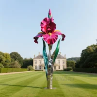 Giant Gladiolus Flower Sculpture
