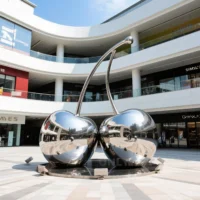 Metal Cherry Sculpture For Sale