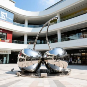 Metal Cherry Sculpture For Sale