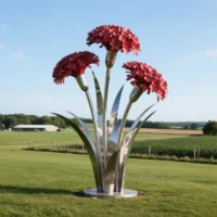 Metal Dianthus Flowers For Sale