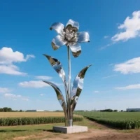 Metal Welded Flower - Impatiens