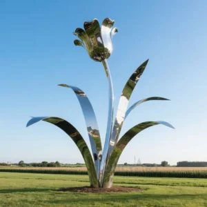 Outdoor Dianthus Statue