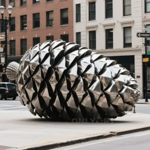 Outdoor Large Pine Cones Sculpture For Sale