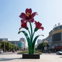 Welded Flower - Sun Impatiens Flowers
