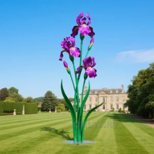 African Wild Violet Plant Sculpture
