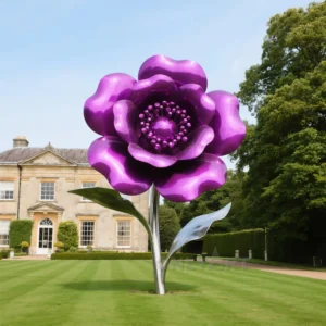 Chinese Violet Plant Sculpture