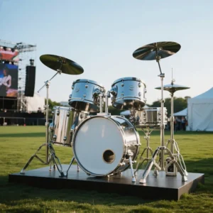 Custom Modern Art Drum Sculpture