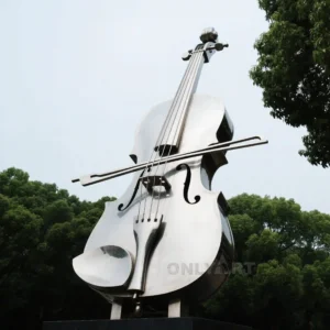 Garden Forging Violin Sculpture