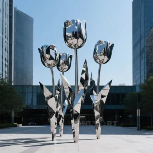 Handmade Metal Flowers - Tulip