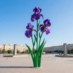 Large African Violet Sculpture