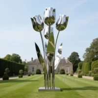 Large Tulip Garden Sculpture