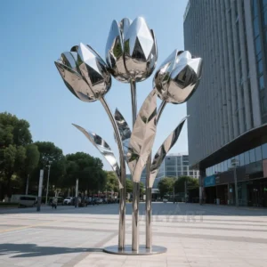 Metal Decorative Flowers - Tulip