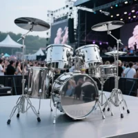 Metal Drum Sculpture for Outdoor