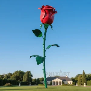 Metal Flowers For Garden - Rose