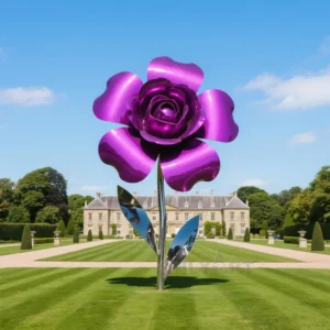 Metal Flowers For Sale - Violet