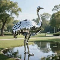Ostrich Garden Statue