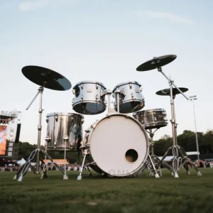 Stainless Steel Drum Sculpture