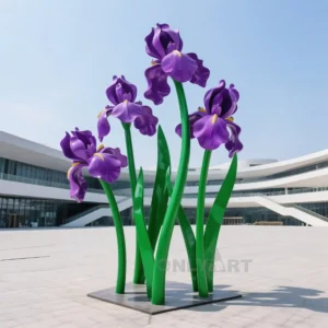 Violet Plants Sculpture For Sale