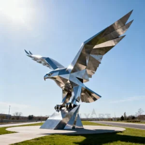 Custom Large Outdoor Metal Eagle Sculpture