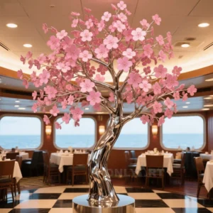 Custom Metal Indoor Cherry Tree