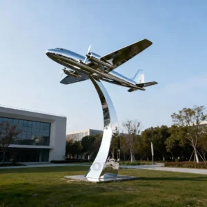 Garden Airplane Sculpture Ornaments