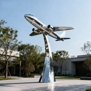 Garden Airplane Statue
