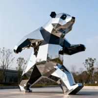 Garden Large Walking Panda Statue