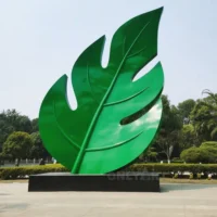 Giant Metal Leaf Sculpture