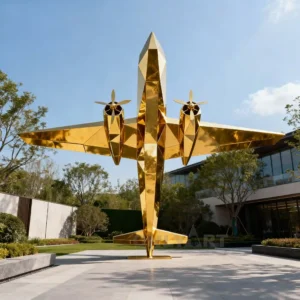 Large Jet Fighter Sculpture