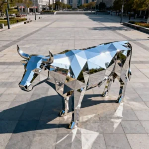 Large Metal Bull Statue For Sale