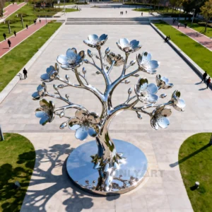 Large Metal Cherry Blossom Tree For Sale