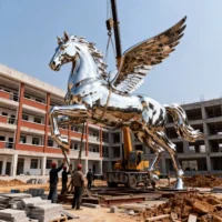 Large Pegasus Statue Horse Sculpture