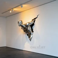 Man 3d Wall Art Sculpture Figure Statue for Home Office Decoration