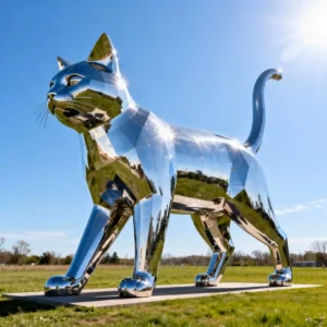 Metal Cat Statues For Outside