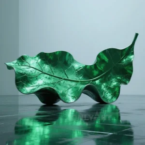 Metal Oak Leaf Sculpture