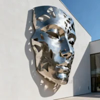Modern Face Sculpture Art Decor Home Wall